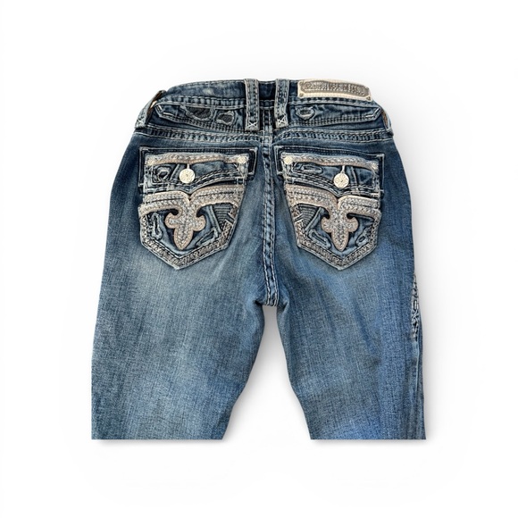 Rock Revival Cecily Blue Boot Cut Jeans - Picture 3 of 11